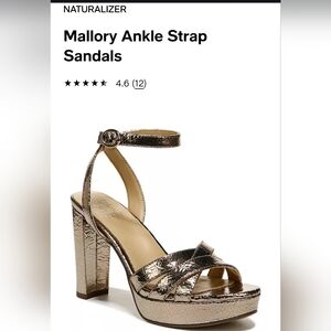 Naturalizer platform heels sz 10